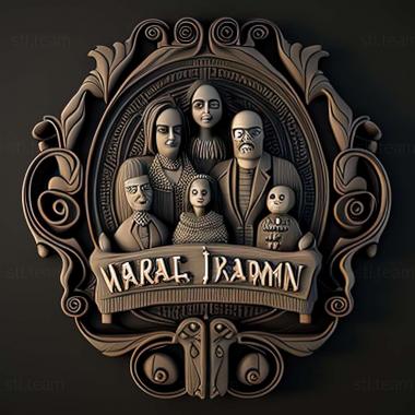 3D model The Addams Family game (STL)